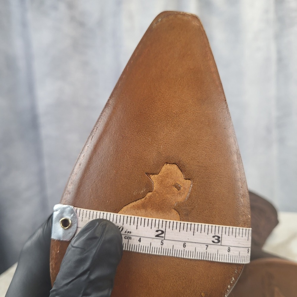 El General x Senor De Los Cielos Nubuck Western Cowgirl Boots Women's 6 M Brown - Picture 14 of 16